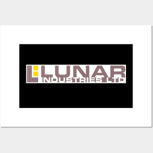 Lunar industries ltd logo on white rectangle Posters and Art